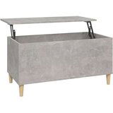  Klubska mizica betonsko siva 90x44,5x45 cm inženirski les, (20712309) | Shoptok.si