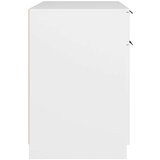  Pisalna miza bela 100x50x75 cm konstruiran les, (21073369) | Shoptok.si