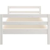  Za krevet bijeli 90 x 190 cm od masivne borovine | shoptok.hr