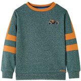  Dječja topla majica tamnozelena prošarana 92 | shoptok.hr
