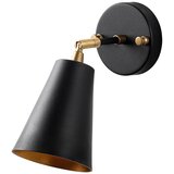 Opviq lights Crna/u zlatnoj boji zidna lampa ø 10 cm Evander – | shoptok.hr