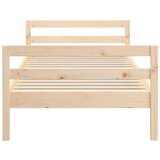  Posteljni okvir 90x190 cm trdna borovina, (20726903) | Shoptok.si