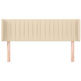  Vzglavje z ušesi krem 147x16x78/88 cm blago, (20936346) | Shoptok.si