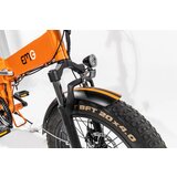 EMG Trevi Električno kolo BOMBER FAT, 20'', zložljiv, do 25km/h, do 40km, LED zaslon+LED lučke, do 150kg, oranžen - | Shoptok.si