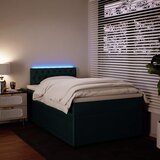 Box spring krevet s madracem tamnozeleni 120x200 cm baršunasti | shoptok.hr