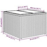  9-delni vrtni sofa komplet z blazinami Rjava Poli Ratan, (22092309) | Shoptok.si