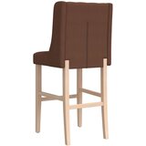  Barski stol 2 kosa trden les kavčukovca in blago | Shoptok.si
