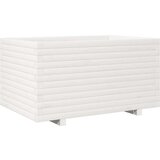 vidaXL Vrtna sadilica bijela 90x60x49,5 cm od masivne borovine | shoptok.hr