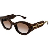 Gucci GG1553S 002 ONE SIZE (52) Havana/Rjava | Shoptok.si