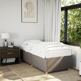  Okvir za krevet bez madraca smeđesivi 100 x 200 cm od tkanine | shoptok.hr