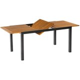 Gardenson vrtni set tilos aluminij črna, barve akacije siva, črna, barve akacije | Shoptok.si