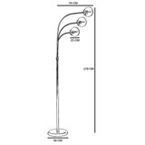 Opviq podna lampa badi 3 534LUN4570