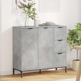  Kreveta Betonski sivi 89,5 x 33 x 82 cm Konstruirano drvo | shoptok.hr