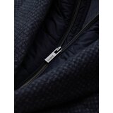 Ombre Unzipped men's wool coat - navy blue | Eponuda.ba