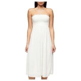 Superdry Obleke Longue Smocked Midi Beach Bela Cene