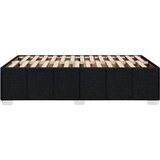 vidaXL Okvir kreveta crni 120 x 190 cm od tkanine | shoptok.hr
