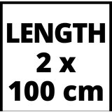 Einhell - Vođica za Expert kružne testere 2 x 100cm, za TE-CS 18 Li, TE-CS 18/165 Li, TE-CS 165, TE-PS 165 - (4502118) | ePonuda.com