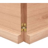 Stolna ploča svjetlosmeđa 180x50x4 cm od obrađene hrastovine | shoptok.hr