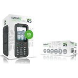 Evolveo strongphone X5 vodootporan dual sim telefon crna/siva | Eponuda.com