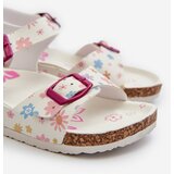 EVENTO Children's Sandals with Flowers and Buckles White Memoria | Shoptok.si