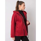 Italy Moda Coat-MI-PL-24512.00X-burgundy | shoptok.hr