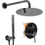Rea Set za prikrito prhanje Lungo Black Metallic + Škatla | Shoptok.si