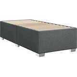 vidaXL Krevet s oprugama i madracem tamnosivi 90 x 190 cm od tkanine | shoptok.hr