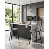 Libra stolica - tamnosivi baršun / crne noge x 4 | shoptok.hr