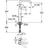 Grohe 329012431 Essence New visoka vrtljiva armatura za umivalnik | Shoptok.si