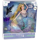  Lutka za igru Emily u obliku sirene sa crnim tuljanom | Shoptok.si
