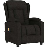  Masažna fotelja od tkanine crna | shoptok.hr