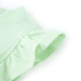  Dječja majica s volanima na rukavima nježnozelena 128 | shoptok.hr