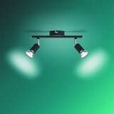 Philips Spot svetiljka LIMBALI 2xGU10/50W/230V crna | Eponuda.com