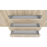 Kondela Omara, 4 vrata, hrast sonoma, GWEN 70429 | Shoptok.si