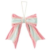 Festa Royal 10, novogodišnja dekoracija, mašna pliš, pastel roze | ePonuda.com