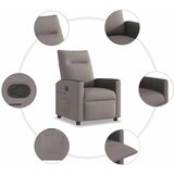  Naslonjač od tkanine smeđesivi | shoptok.hr