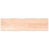 Stolna ploča 220 x 60 x (2 - 4) cm od hrastovine sa živim rubom | shoptok.hr