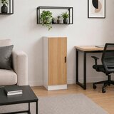 MID.YOU ARHIVSKA OMARA bela, medeni hrast | Shoptok.si