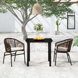  3-dijelni vrtni blagovaonski set smeđi | shoptok.hr
