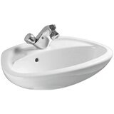 Inker Umivaonik Polo (Š x V: 46 x 34 cm, Rupa za slavinu: Sredina, S preljevom, Bijela) Cijene