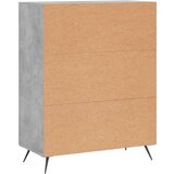 Komoda siva boja betona 69 5x34x90 cm od konstruiranog drva | shoptok.hr