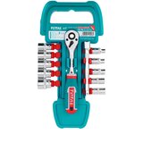 Total 12-dijelni set ključeva 1/4" nastavci (džepni)/ INDUSTRIAL (THT14114126) | shoptok.hr