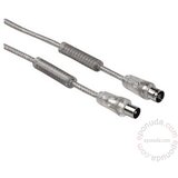 Hama antenski kabl 90dB duplo izolovan (muško ženski) 3.0m, providni, filter protiv šuma signala 43597 | ePonuda.com