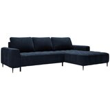 Livetastic KOTNA GARNITURA S POSTELJNO F, temno modra tekstil | Shoptok.si