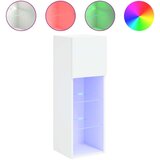 vidaXL TV ormarići s LED svjetlima 2 kom bijeli 30 5 x 30 x 90 cm | shoptok.hr