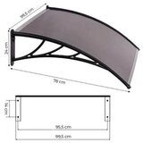 Multi Garden nadstrešnica za ulazna vrata 100×80 cm, polikarbonatna zaštita | Eponuda.com