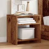 vidaXL Nočne omarice 2 kosa starinski les 40x30x40 cm inženirski les | Shoptok.si