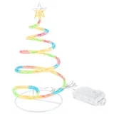 RGB božično drevo 27cm