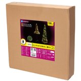 Aigostar LED spolja&amp;scaron;nja novogodi&amp;scaron;nja jelka 100xLED/230V 1,5m IP44 zelena topla bela Slike