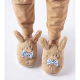 Gemre Beige slippers with ears and a bow Bruno | shoptok.hr